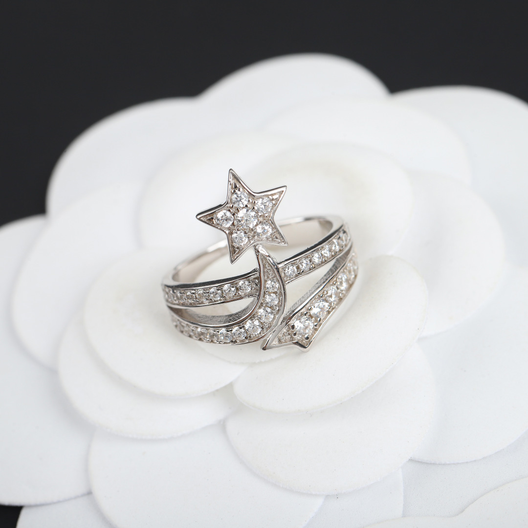 Chanel Comet Collection Full Diamond Ring.
