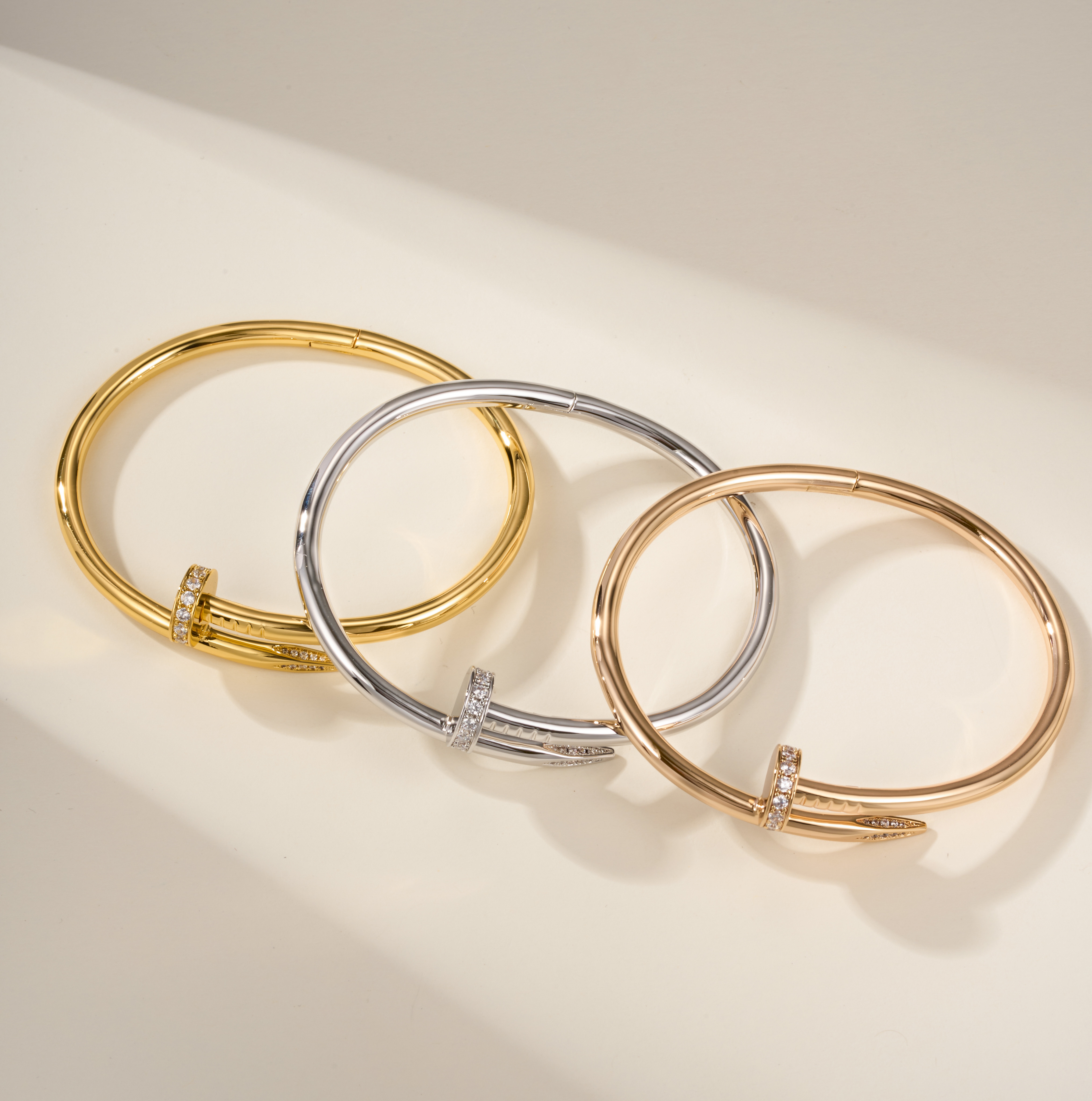 Cartier Classic Juste un Clou Diamond Bangle - SUPER-MIRROR