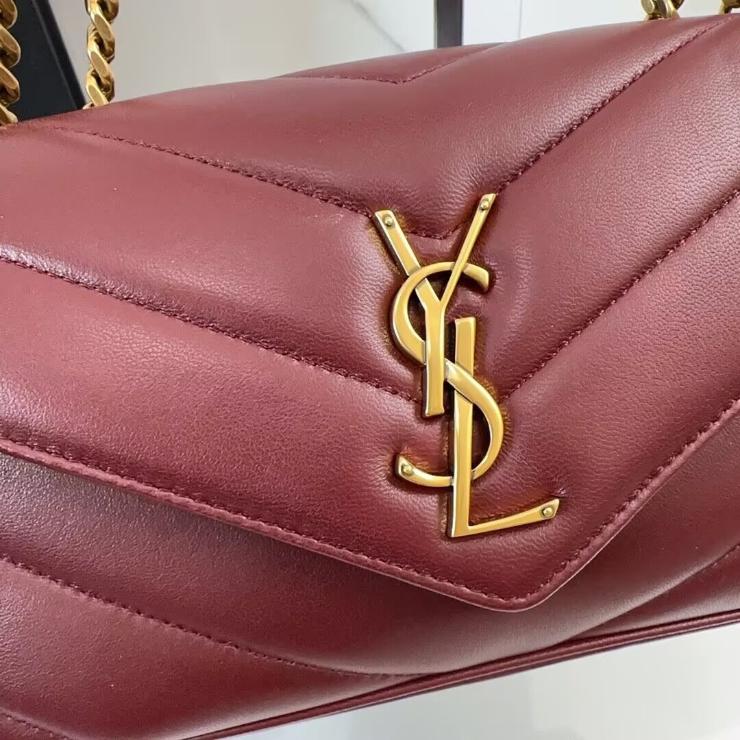 YSL LOULOU small in MATELASS lambskin 24x14x6cm #5 - Image 8