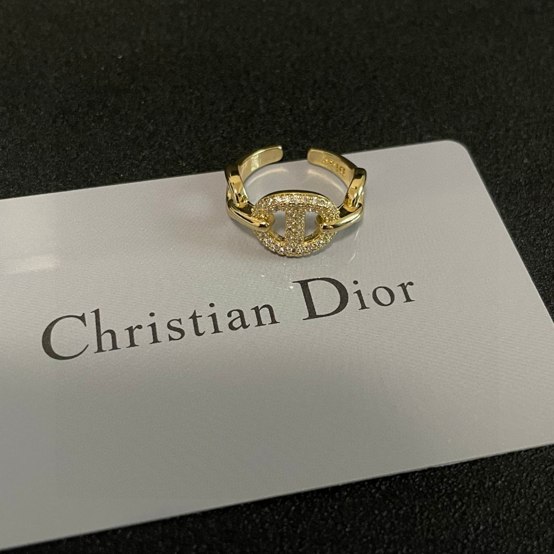 Dior Jewelry Rings CD diamond fashion series modeling - PONI - Image 6