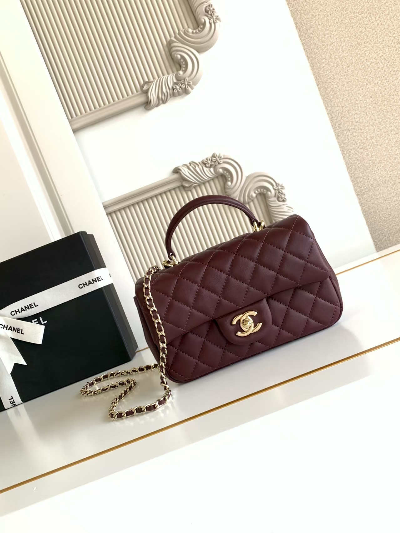 CHANEL Mini CF handle 20x12x6cm #3 - Image 2