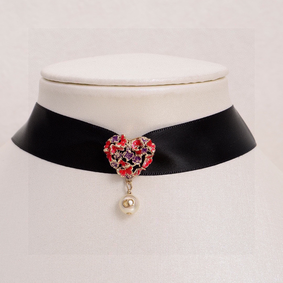Dior Jewelry Necklace Pearl clavicle chain - PONI - Image 6