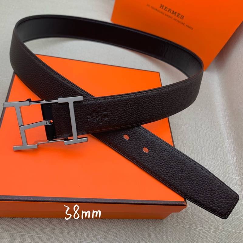 Hermes H Belt Buckle Reversible Black For Women, Women Belt #12