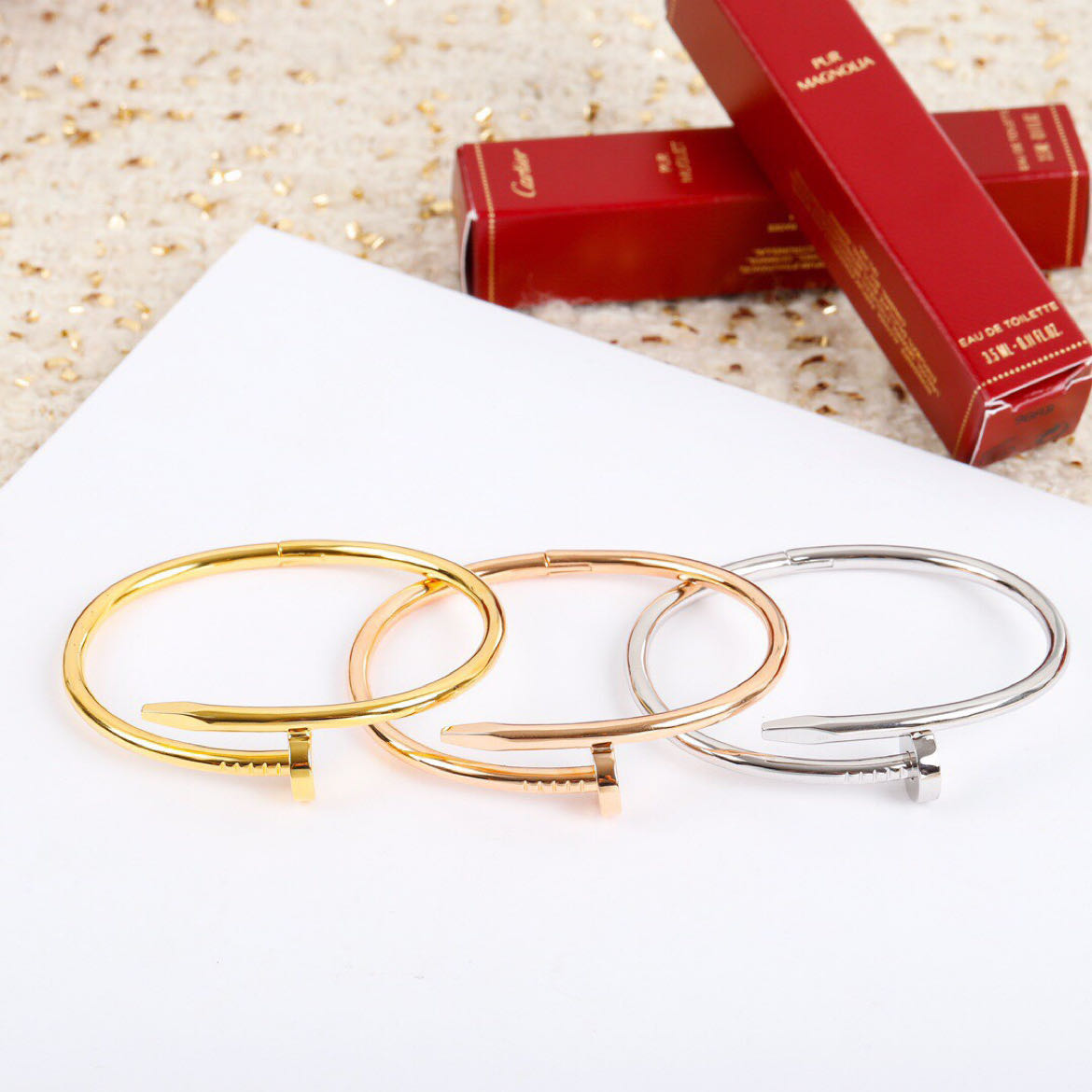 Cartier JUSTE UN CLOU Bracelets 16-20cm - SUPER-MIRROR