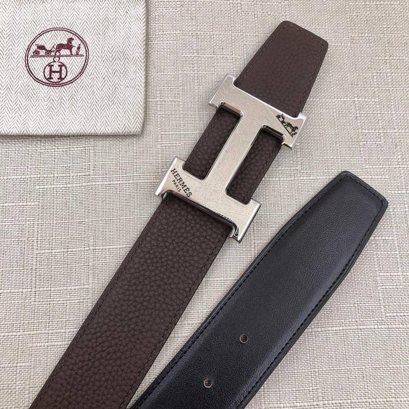 Hermes H Belt Buckle Reversible Black For Women, Women Belt #14 - Image 2