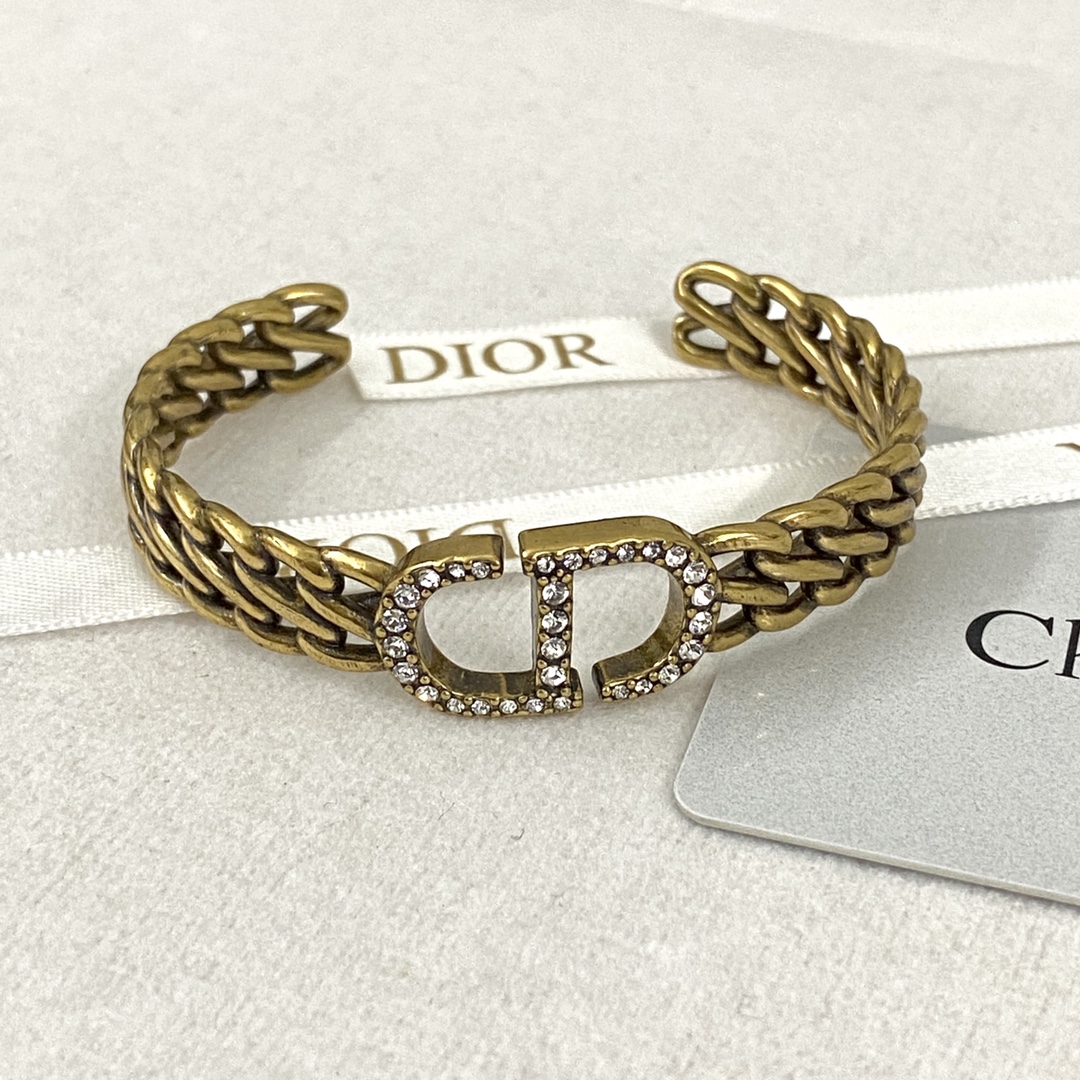 Dior Jewelry Bangle  Dior rhinestone CD - PONI