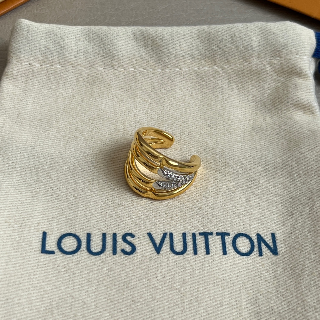 Louis Vuitton Jewelry Rings Unique Cross Halo - SUPER-MIRROR