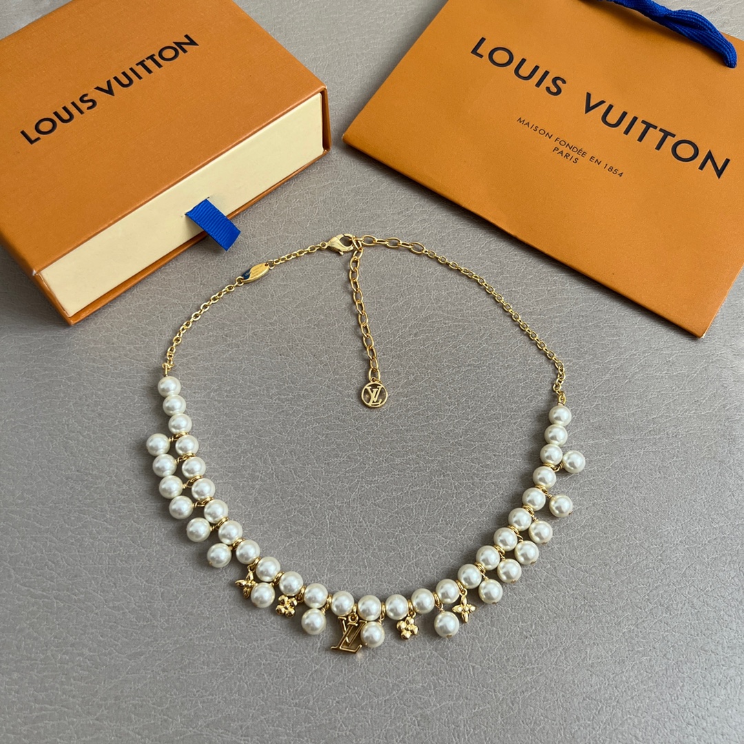 Louis Vuitton Jewelry Necklace  Unique design retro avant-garde - SUPER-MIRROR