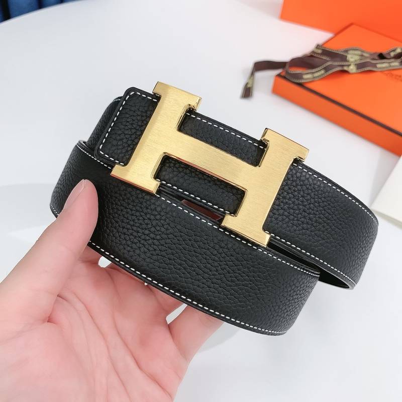 Hermes H Belt Buckle Reversible Black For Women, Women Belt #13 - Image 5