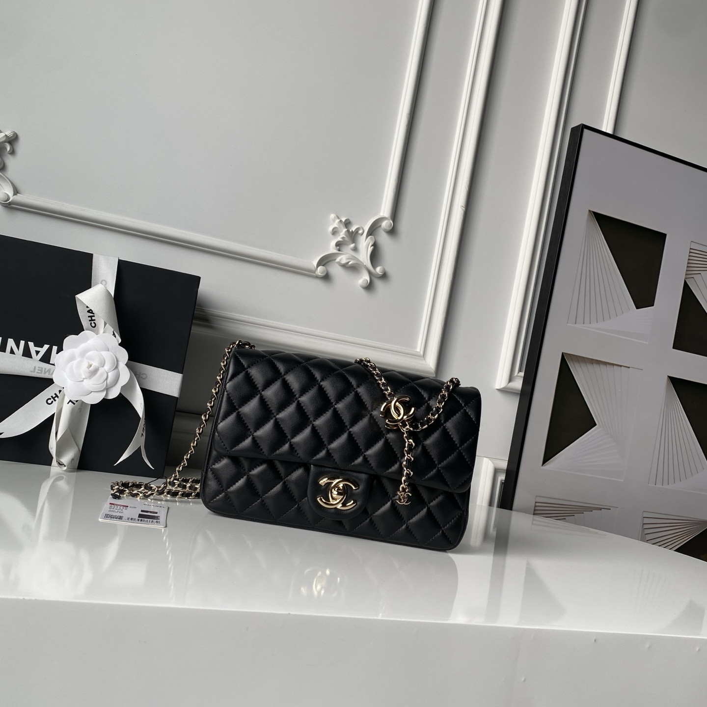 Chanel Classic Flap Handbag CF AS5756 14.5x23.5x7cm #6