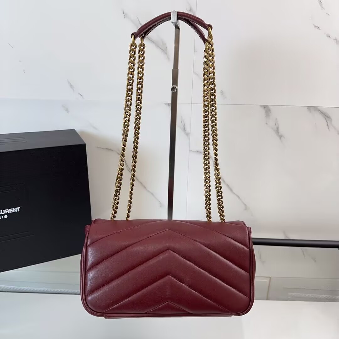 YSL LOULOU small in MATELASS lambskin 24x14x6cm #5 - Image 3