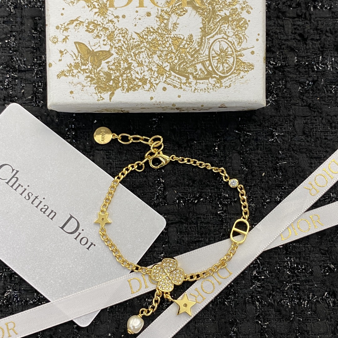 Dior Jewelry Bracelets fringed four-leaf clover - PONI