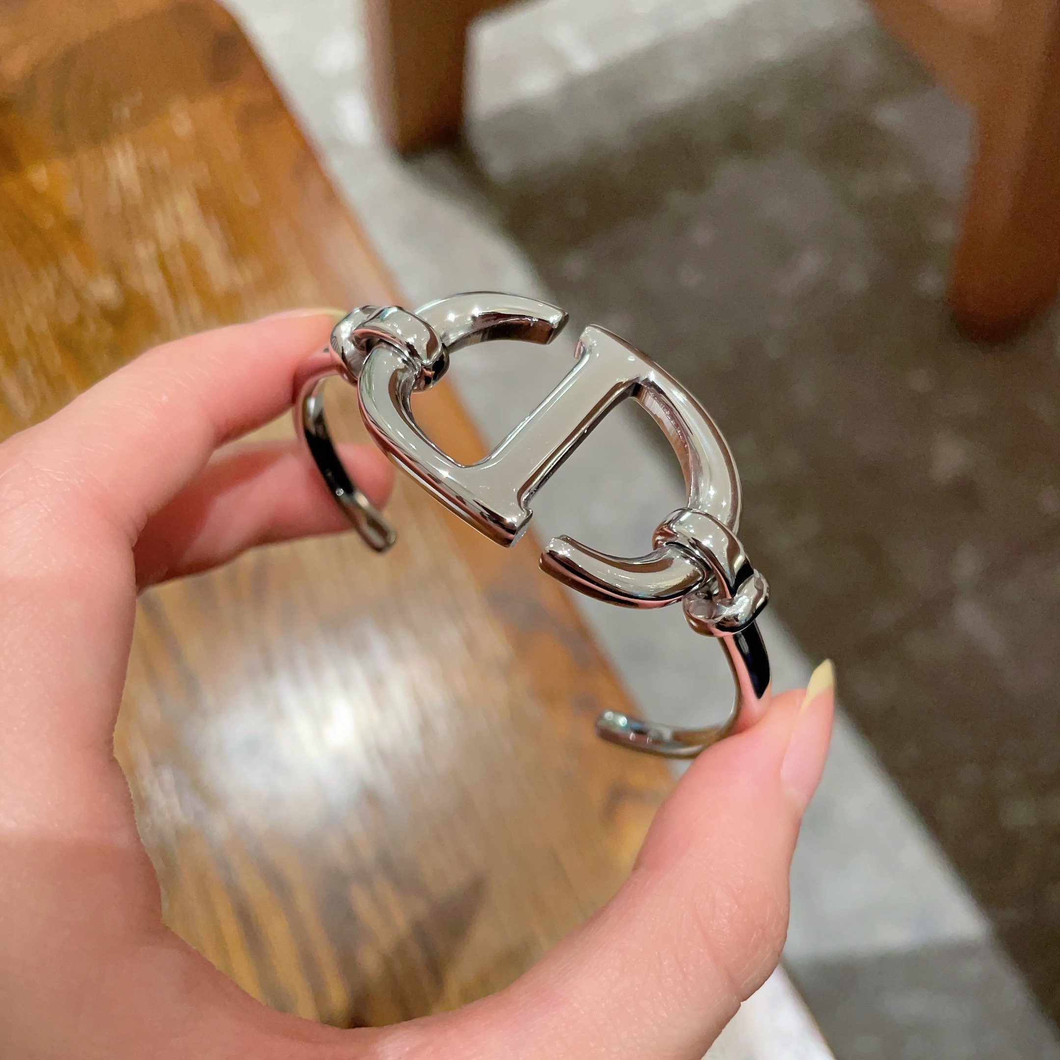 Dior Jewelry Bangle Dior salt sweet CD letter bracelet - PONI - Image 3