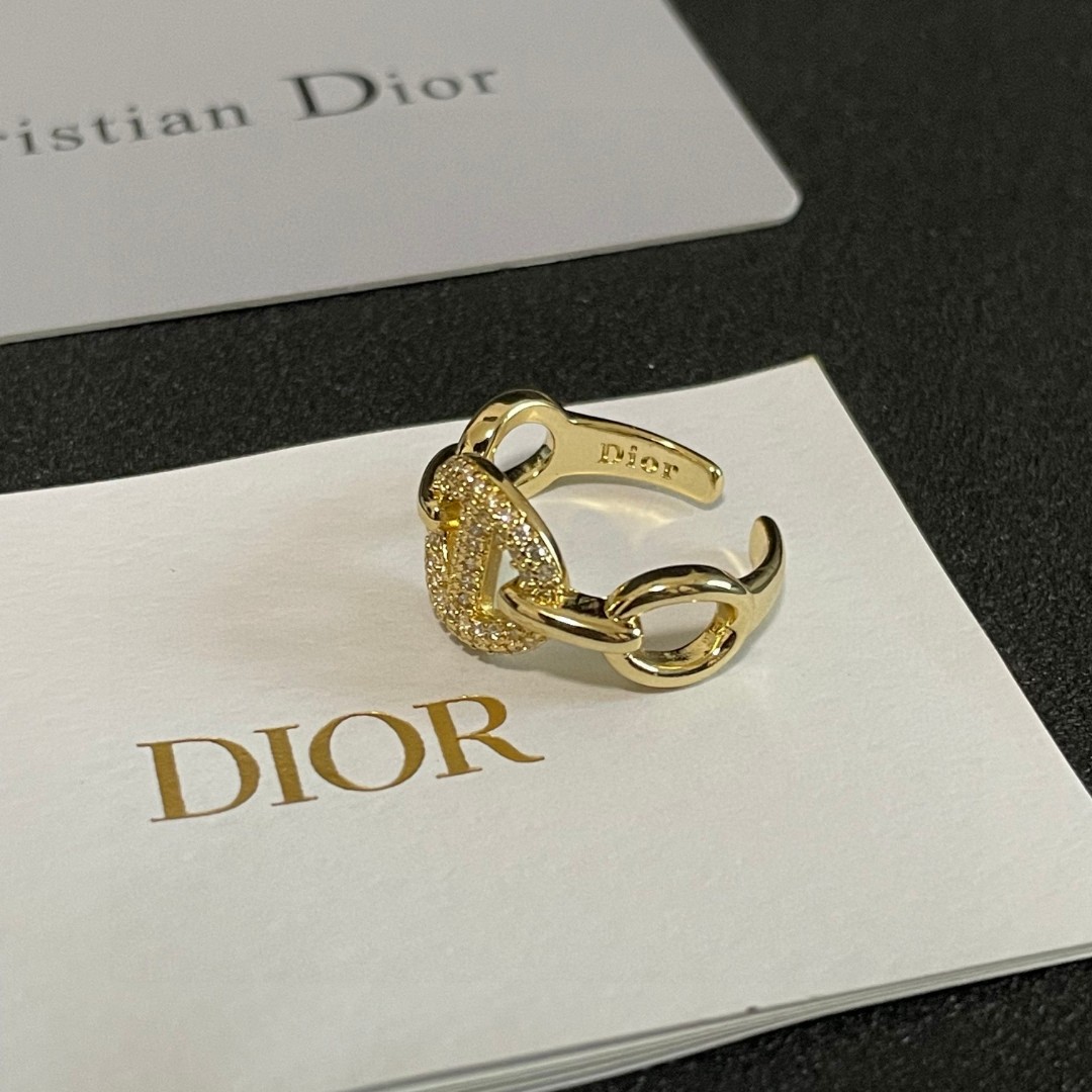 Dior Jewelry Rings CD diamond fashion series modeling - PONI - Image 5