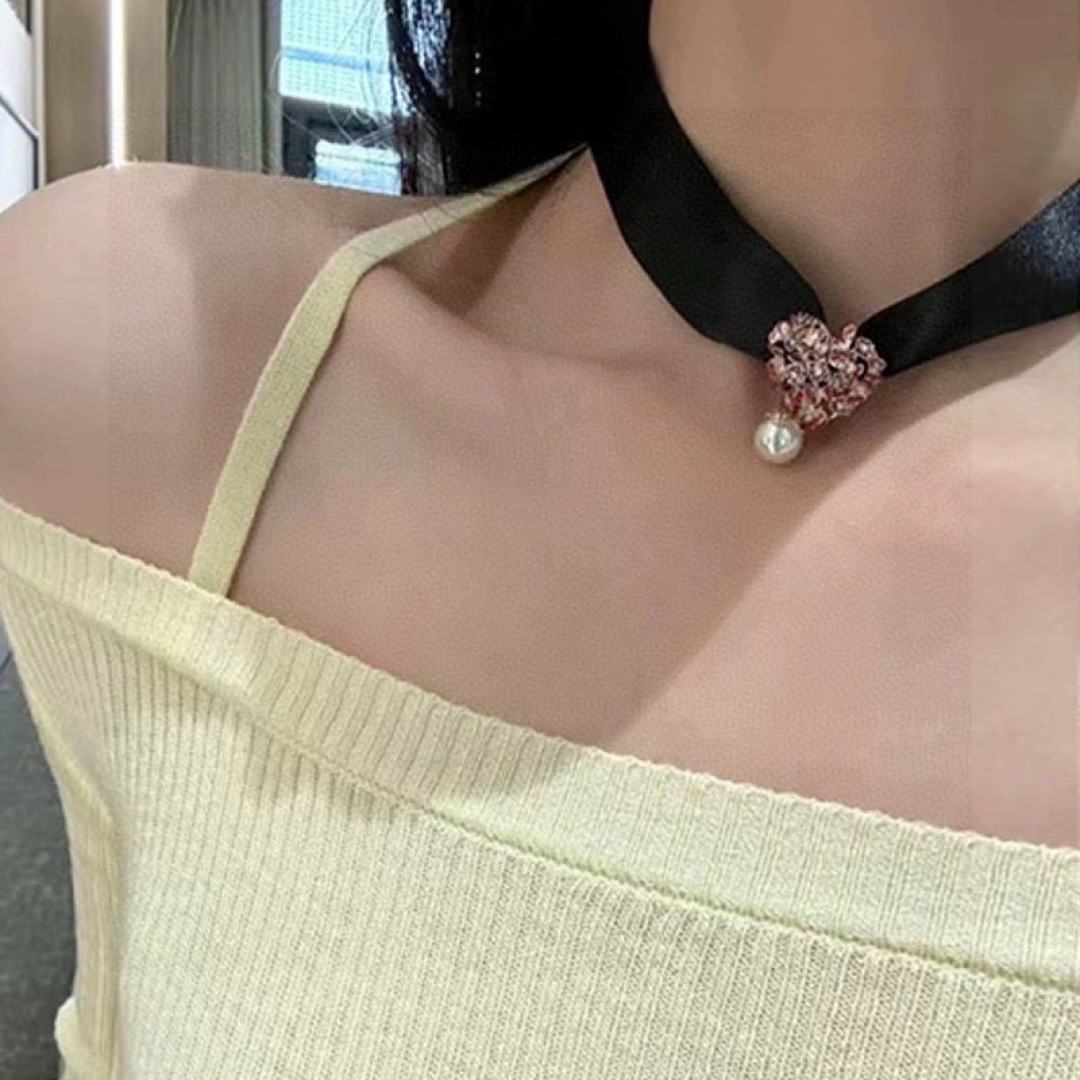 Dior Jewelry Necklace Pearl clavicle chain - PONI - Image 2