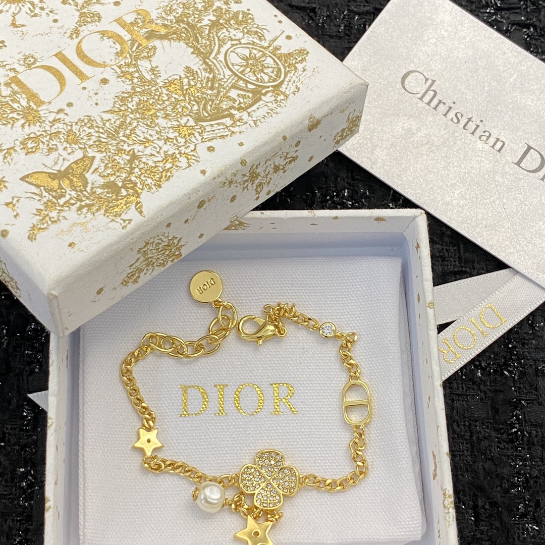 Dior Jewelry Bracelets fringed four-leaf clover - PONI - Image 2