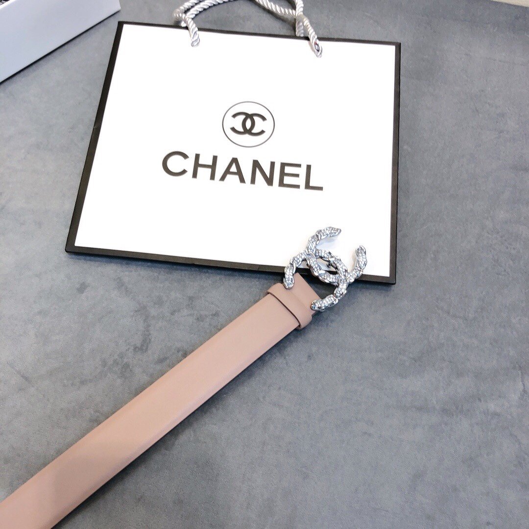 Chanel Belt With Double C Buckle Beige Women Belt #1 - Image 5