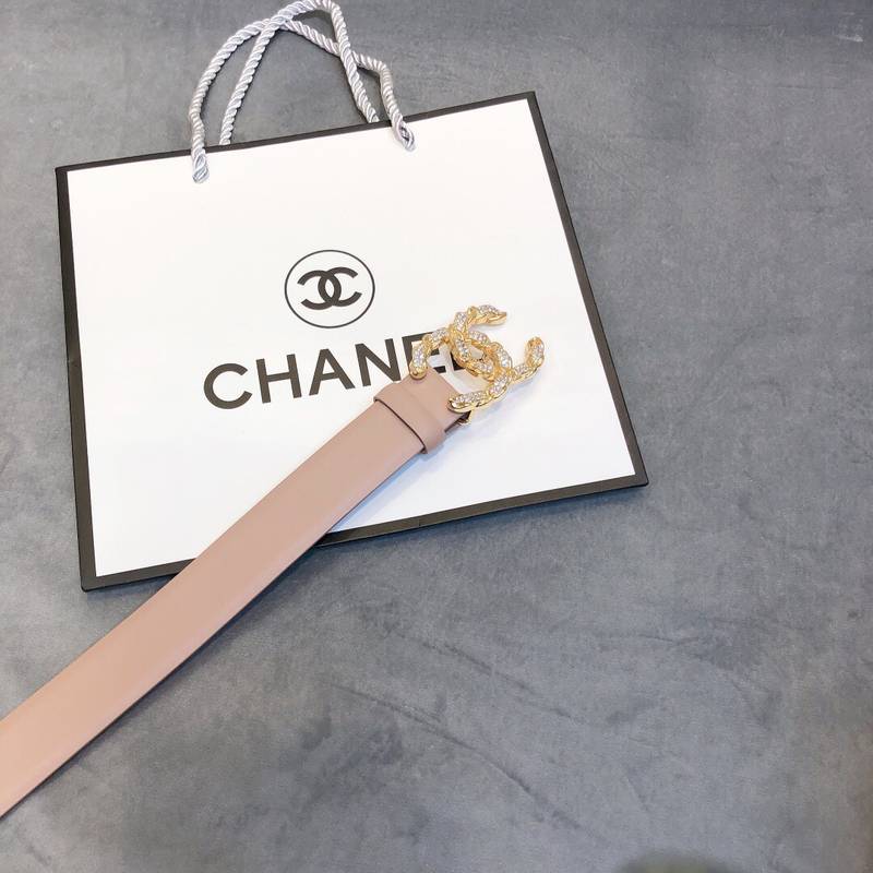 Chanel Belt With Double C Buckle Beige Women Belt #2 - Image 6