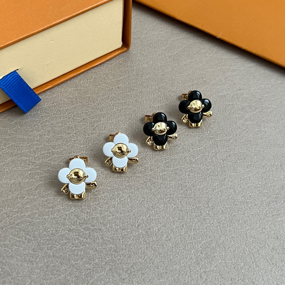 Louis Vuitton Jewelry Earring Small Sunflower with Unique Design - SUPER-MIRROR