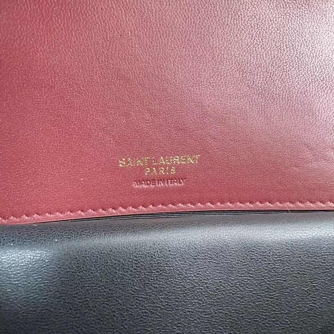 YSL LOULOU small in MATELASS lambskin 24x14x6cm #5 - Image 10