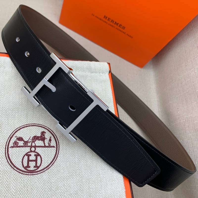 Hermes H Belt Buckle Reversible Brown For Women, Women Belt #2 - Image 3