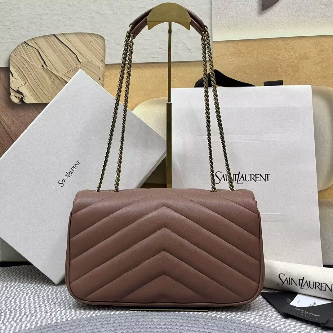 YSL LOULOU medium in MATELASS lambskin 29x17x8cm #3 - Image 3