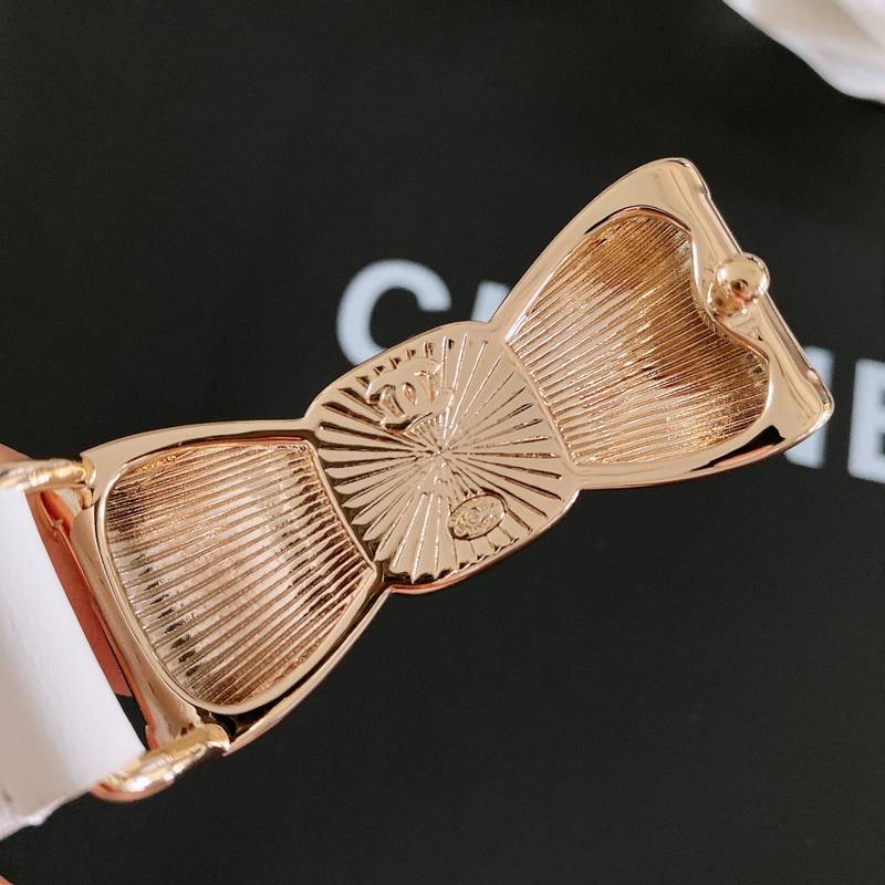 Chanel Belt With Ribbon Buckle Silver Women Belt #1 - Image 7