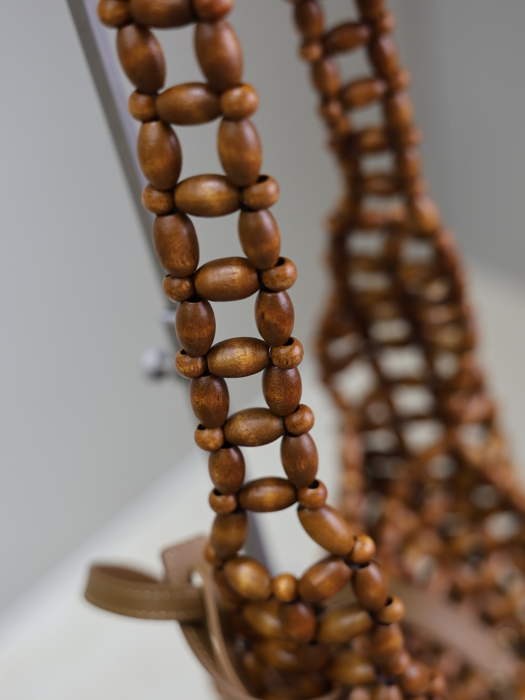 YSL LE 5 À 7 wood beads 23x22x8.5cm - Image 17