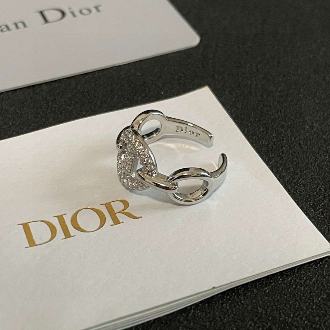 Dior Jewelry Rings CD diamond fashion series modeling - PONI - Image 9
