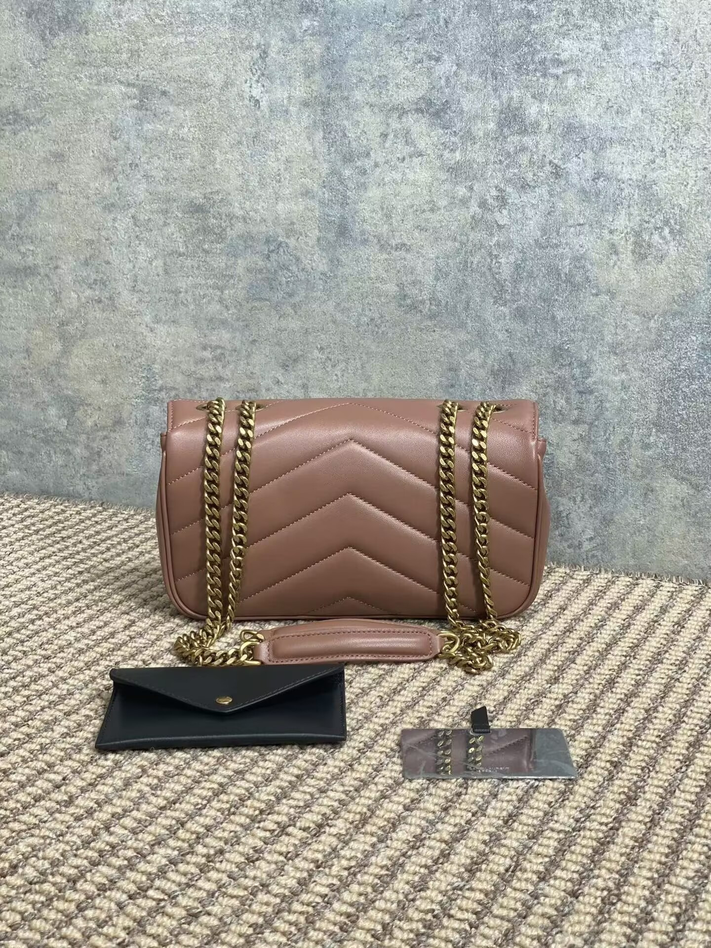 YSL LOULOU small in MATELASS lambskin 24x14x6cm #4 - Image 4