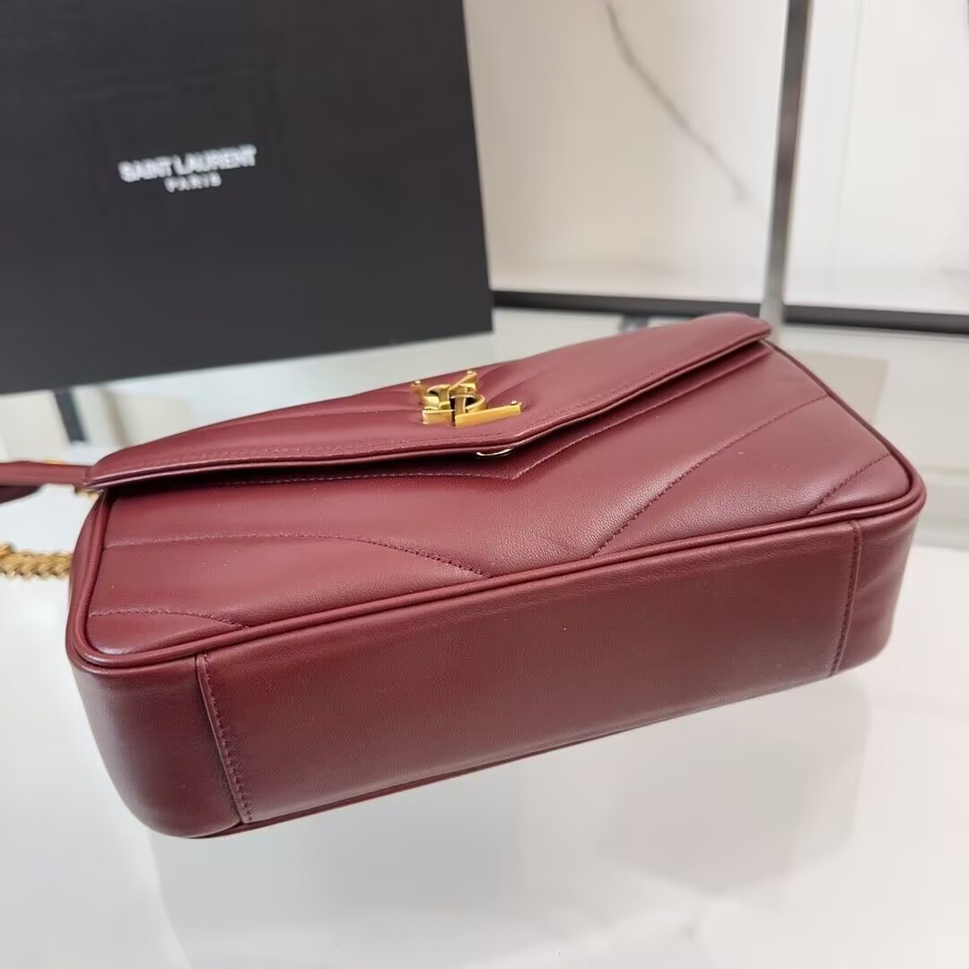 YSL LOULOU small in MATELASS lambskin 24x14x6cm #5 - Image 6