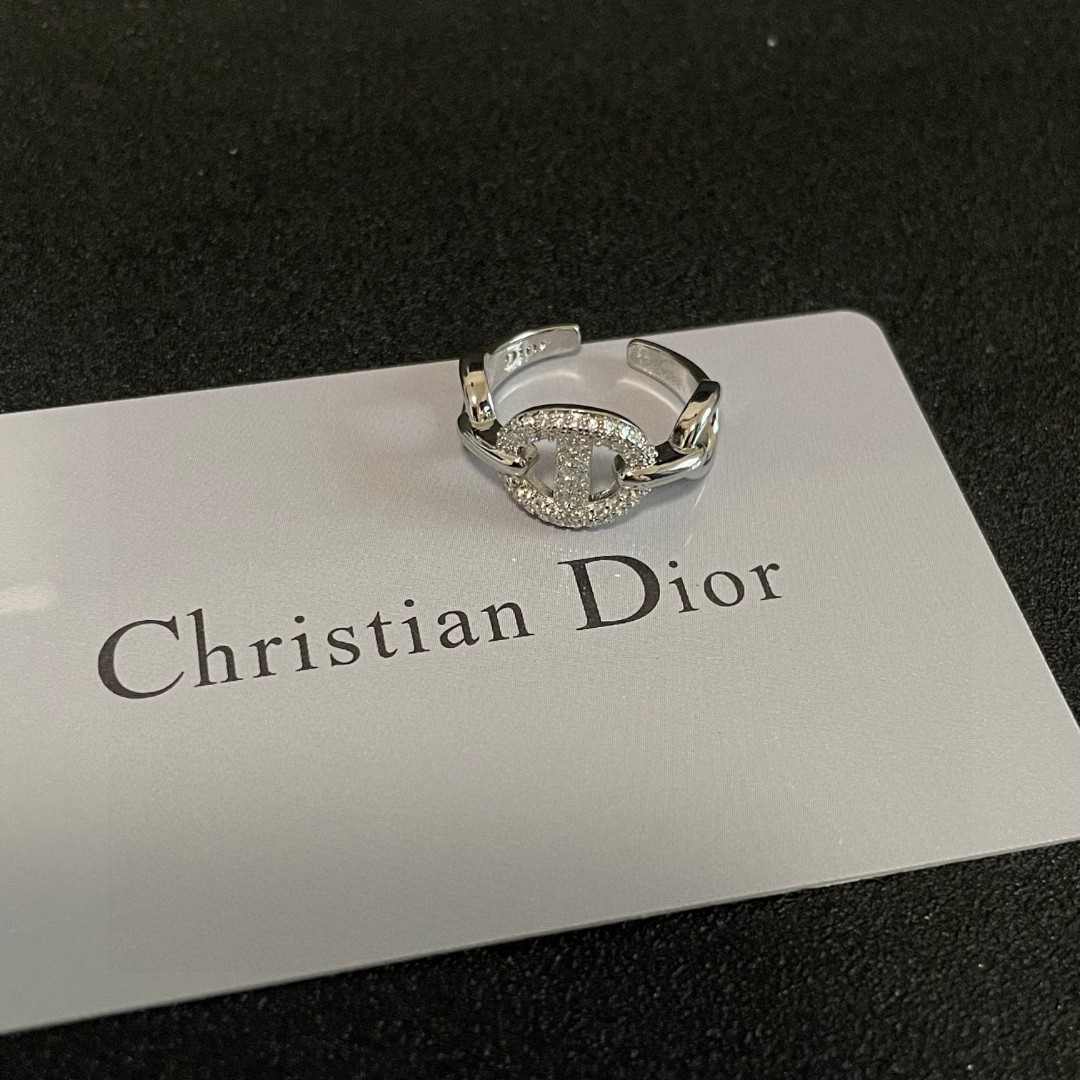 Dior Jewelry Rings CD diamond fashion series modeling - PONI - Image 10