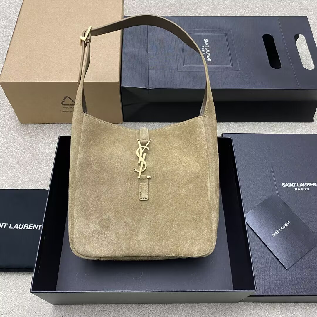 YSL LE 5 À 7 SUPPLE IN SUEDE 23x22x8CM #2