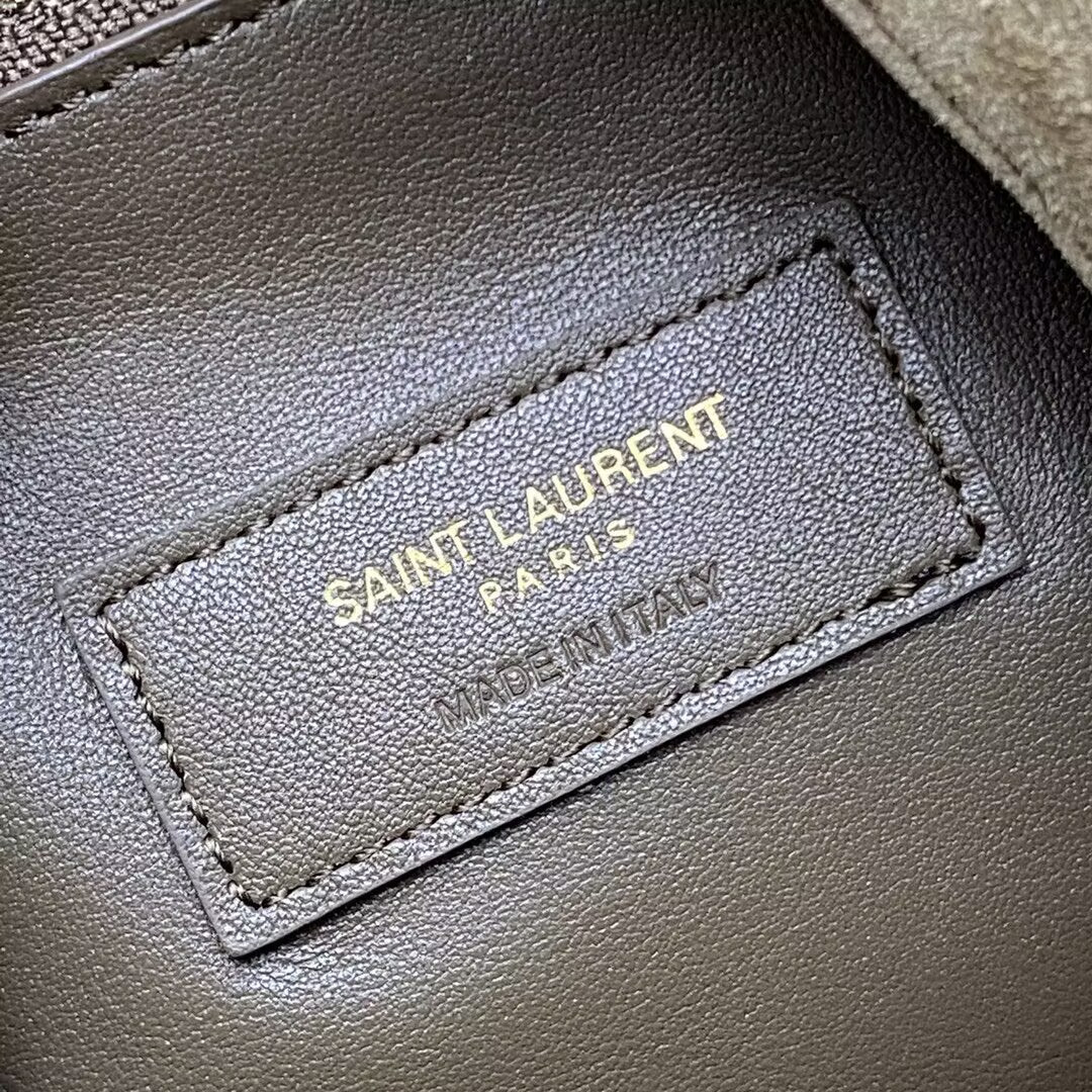 YSL LE 5 À 7 SUPPLE IN SUEDE 23x22x8CM #2 - Image 9