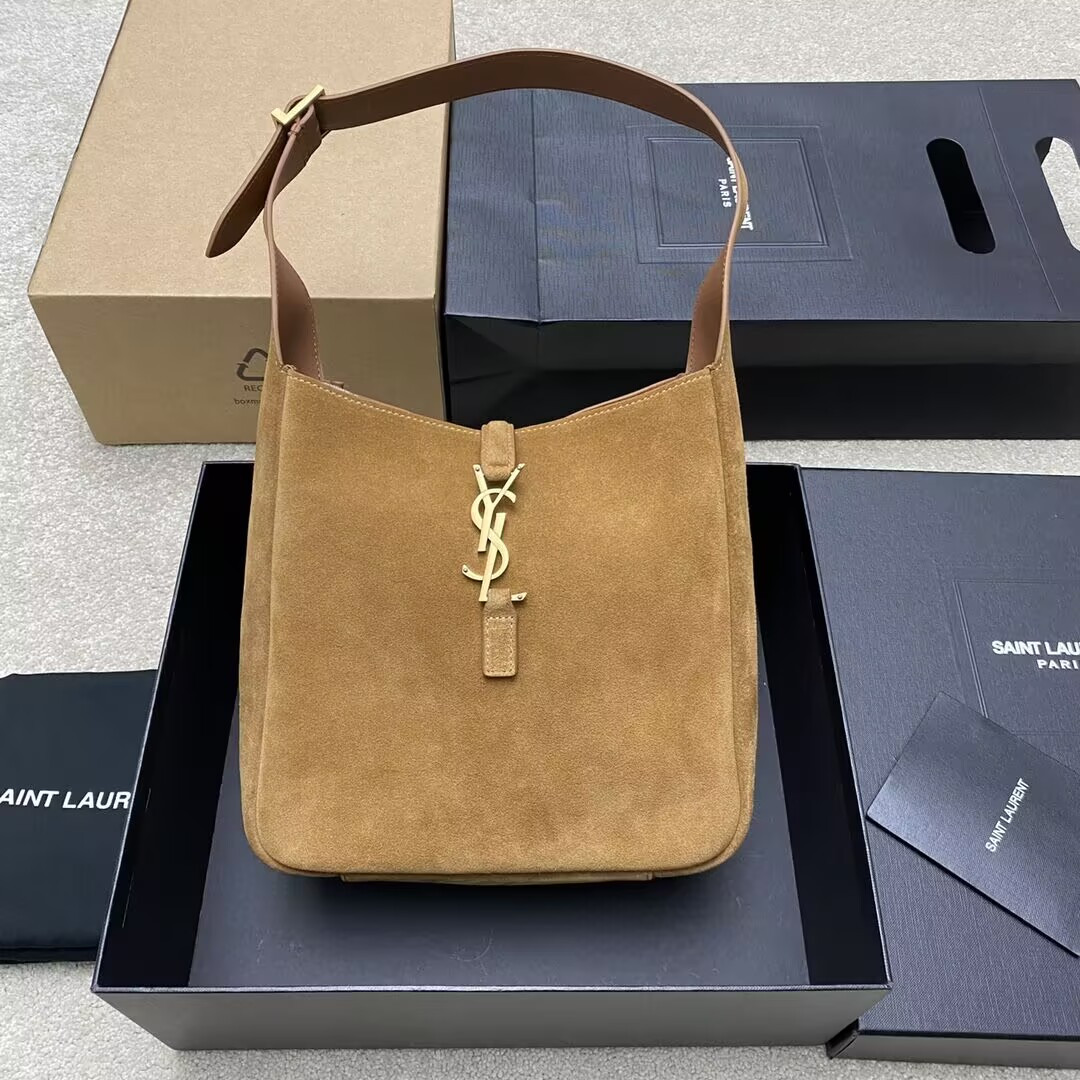 YSL LE 5 À 7 SUPPLE IN SUEDE 23x22x8CM #1
