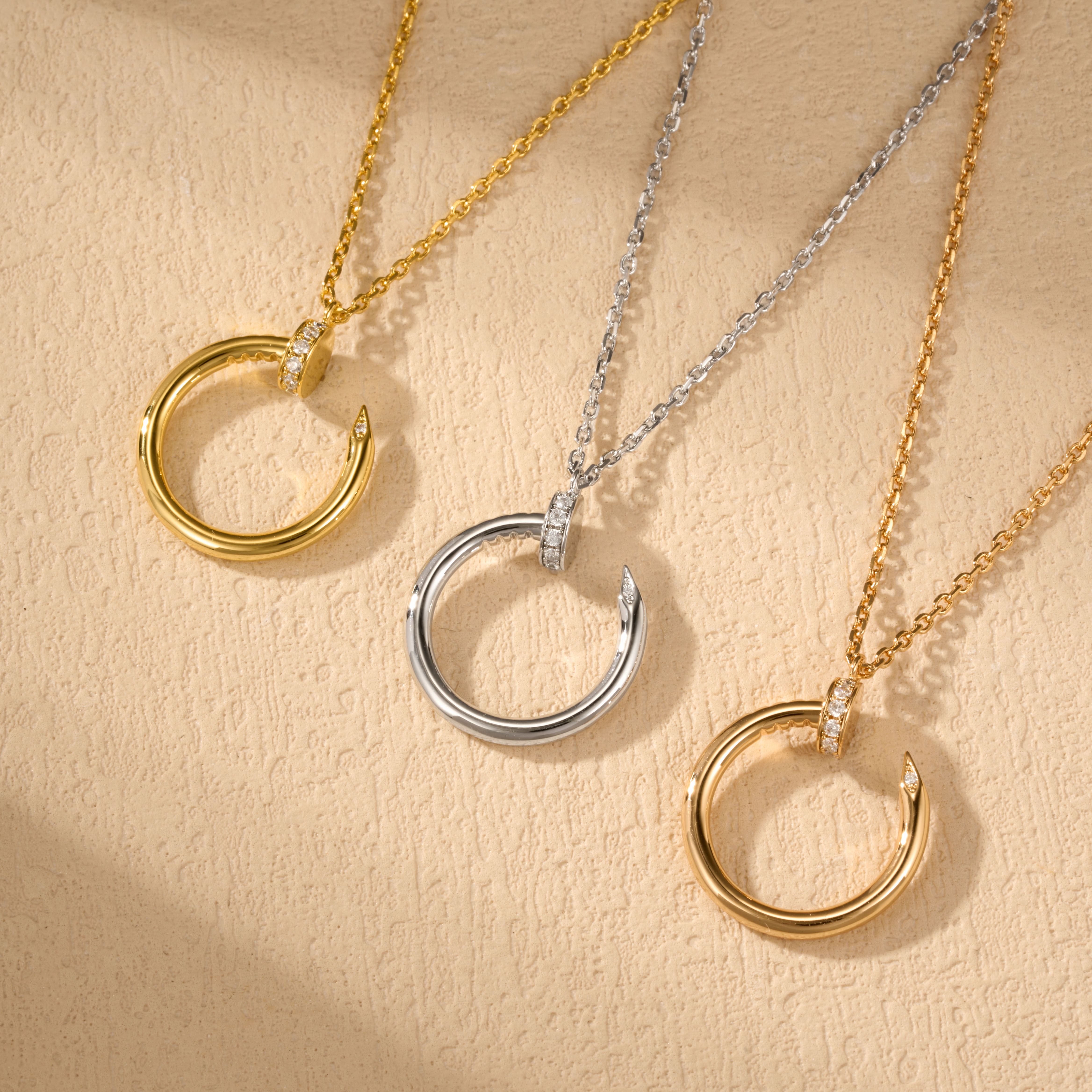 Cartier Juste Un Clou Pendant Diamond-Studded Nail Necklace. - SUPER-MIRROR