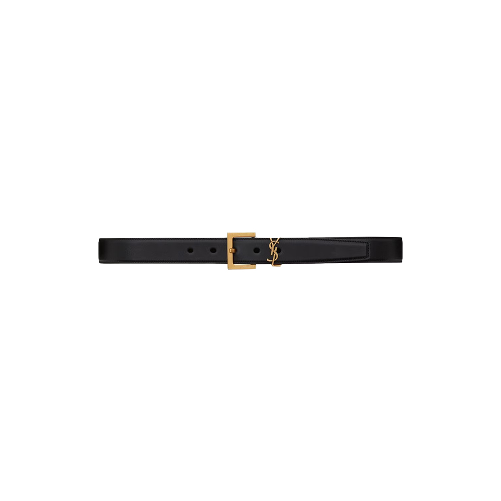 Saint Laurent Cassandre Belt in smooth leather (Replica) - Ultra-Collection