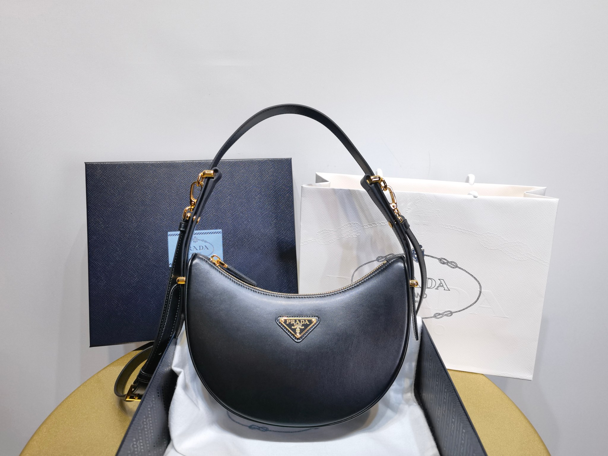 Prada 1BC194 Arqu leather small shoulder bag 1 - Image 2