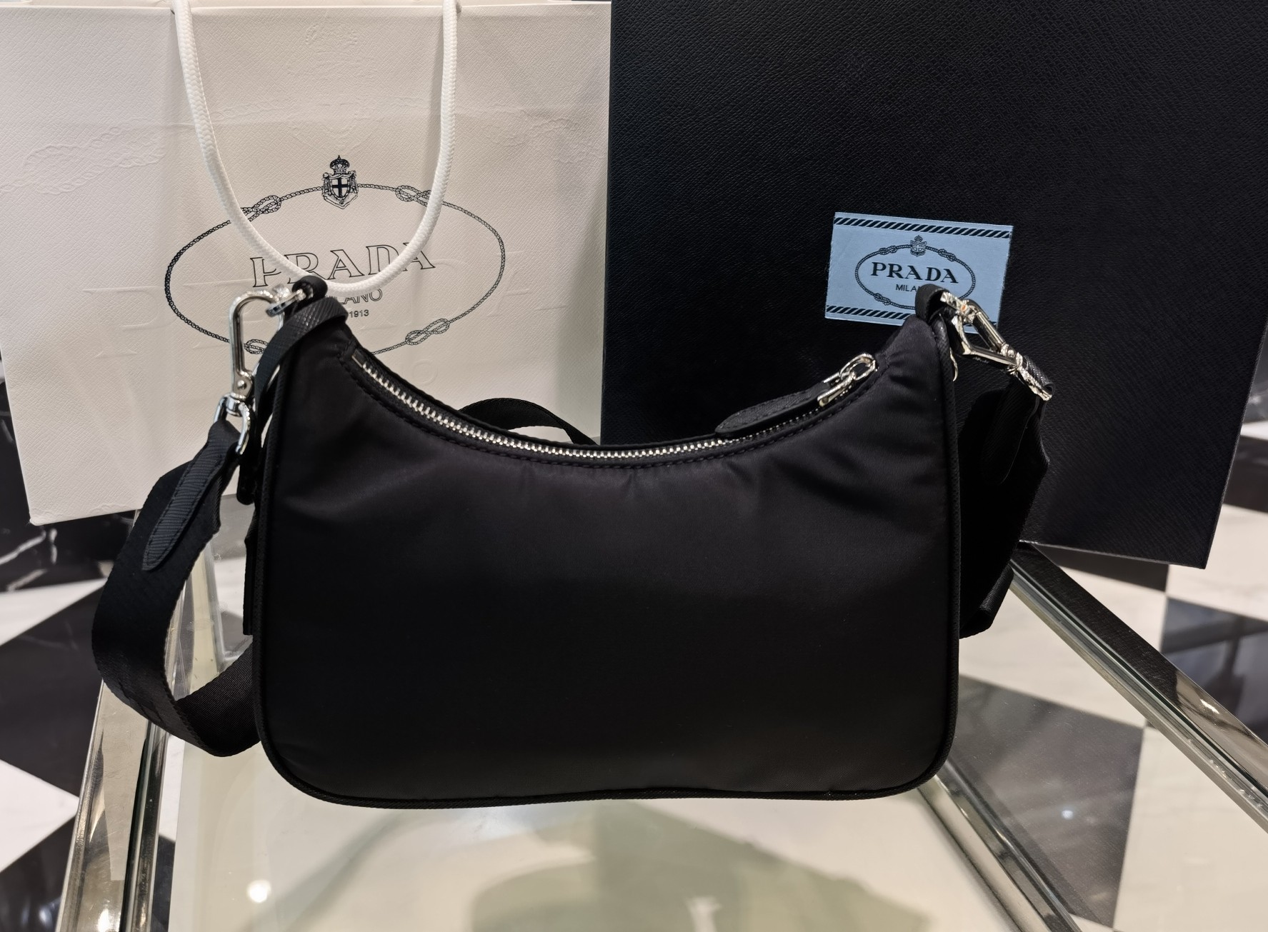 Prada Re-Edition 1BH204 2005 Re-Nylon bag 1 - Image 3