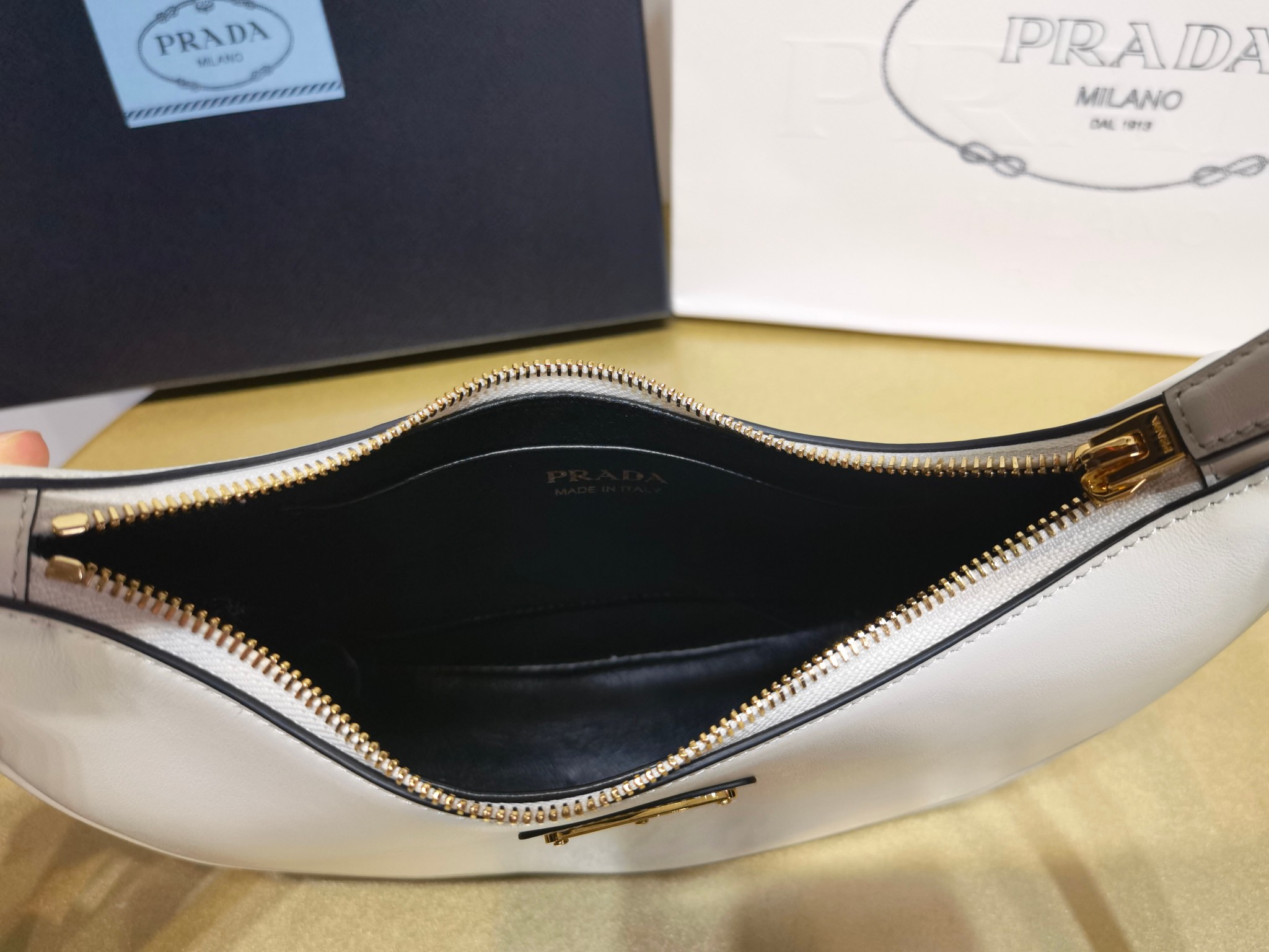 Prada 1BC194 Arqu leather small shoulder bag 3 - Image 5