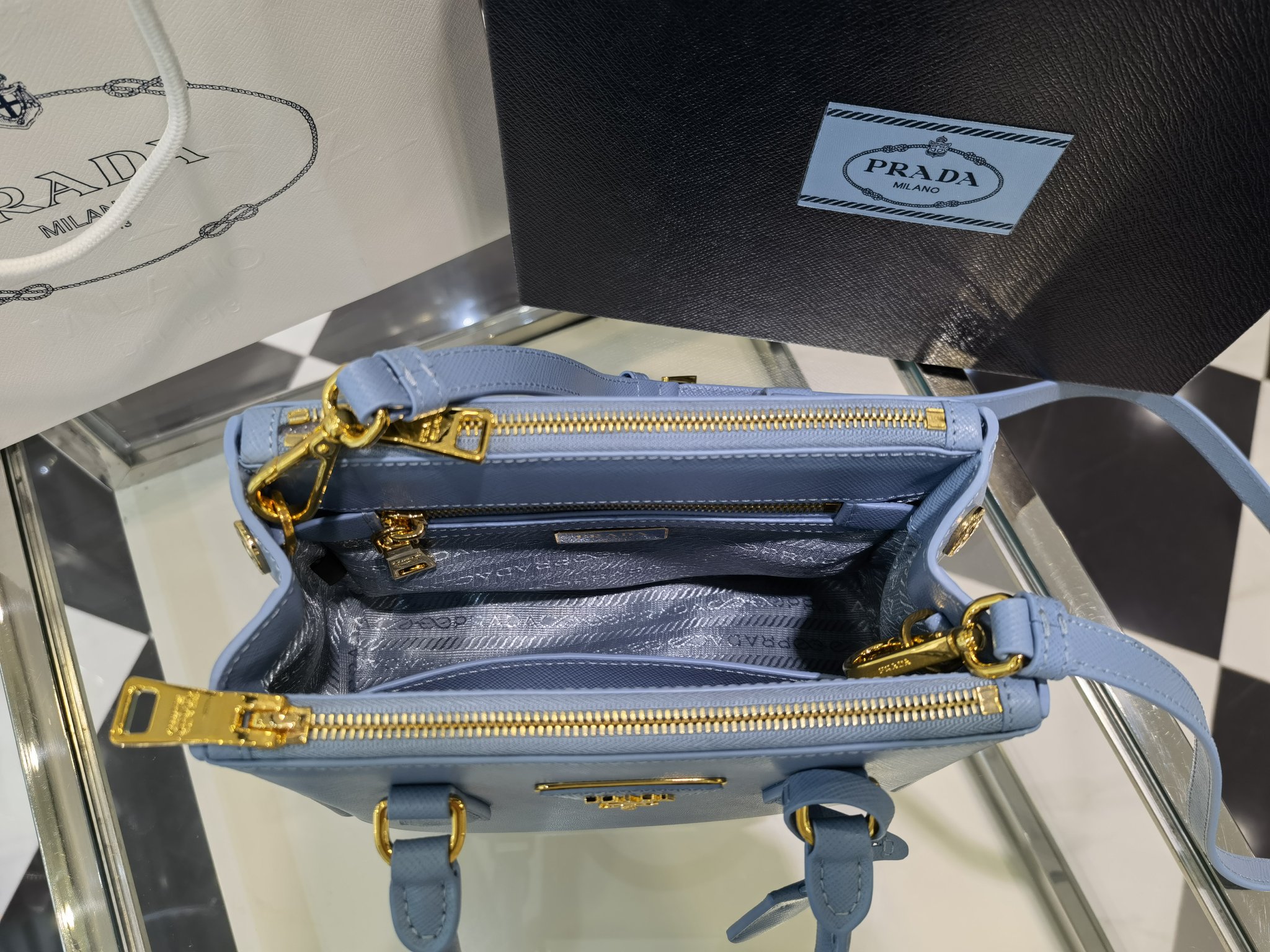 Prada Galleria 1BA906 Saffiano leather mini-bag 4 - Image 5