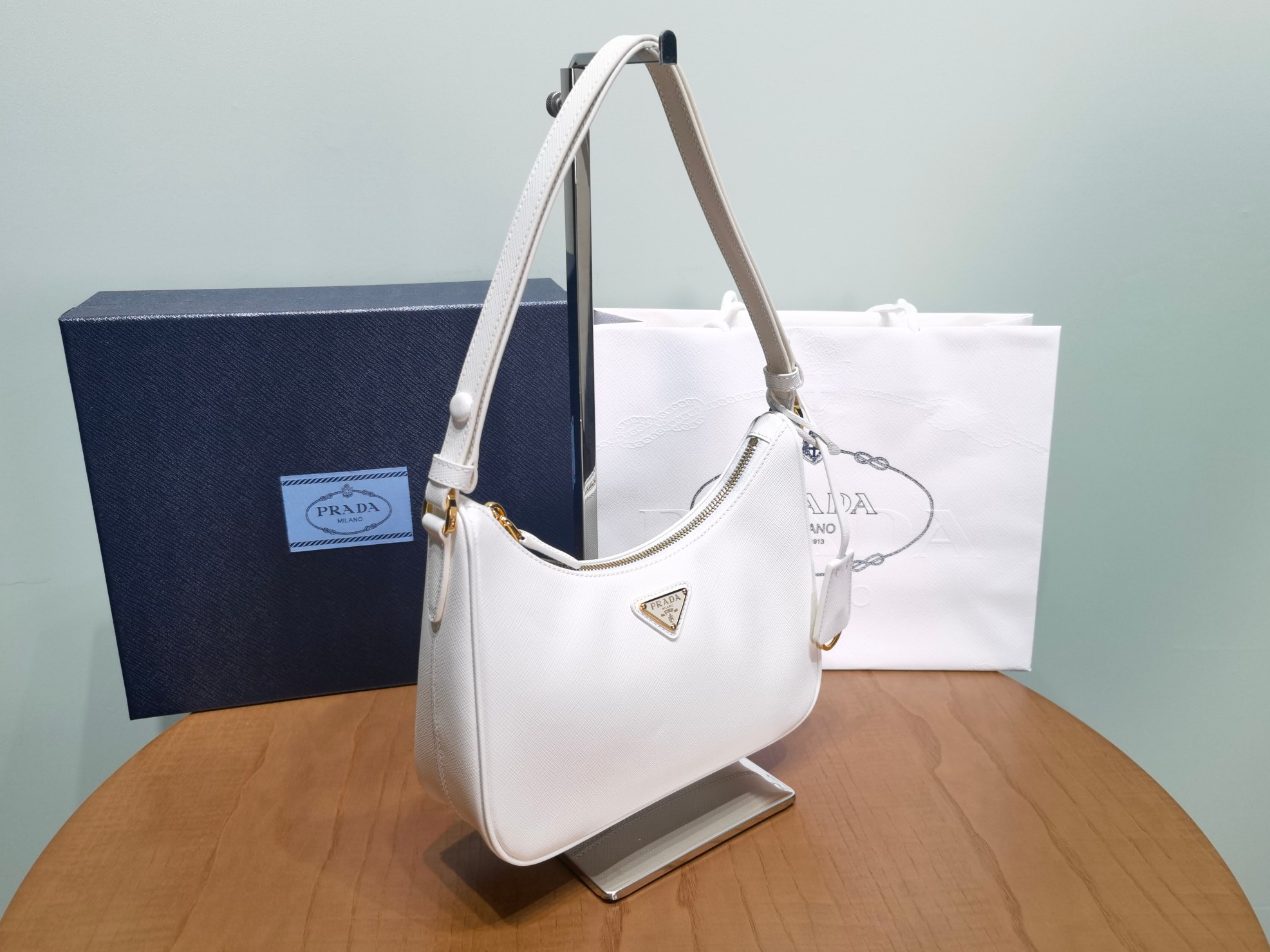 Prada Re-Edition 1BC204 Saffiano leather mini-bag 2 - Image 3