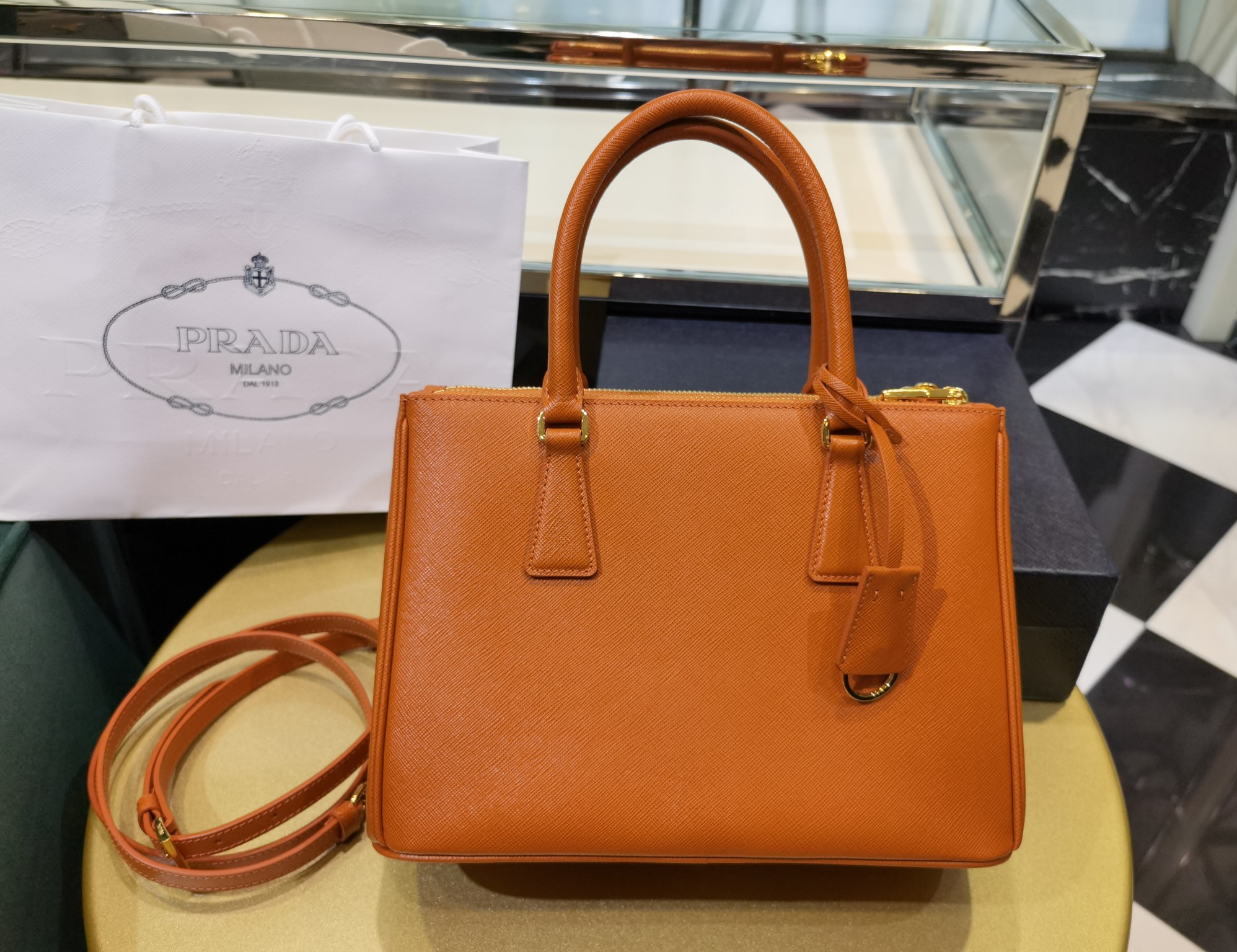 Prada Galleria 1BA863 medium leather bag 3 - Image 2