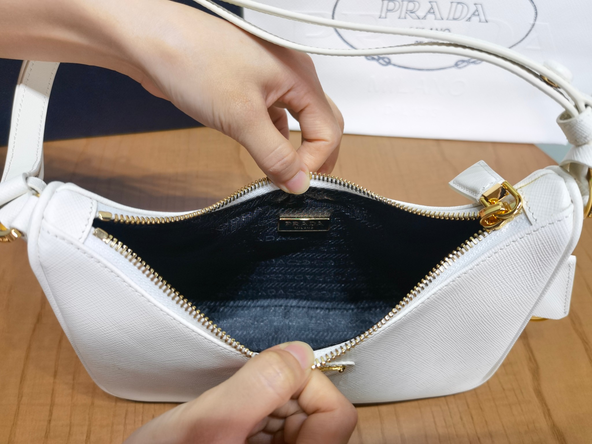 Prada Re-Edition 1BC204 Saffiano leather mini-bag 2 - Image 4