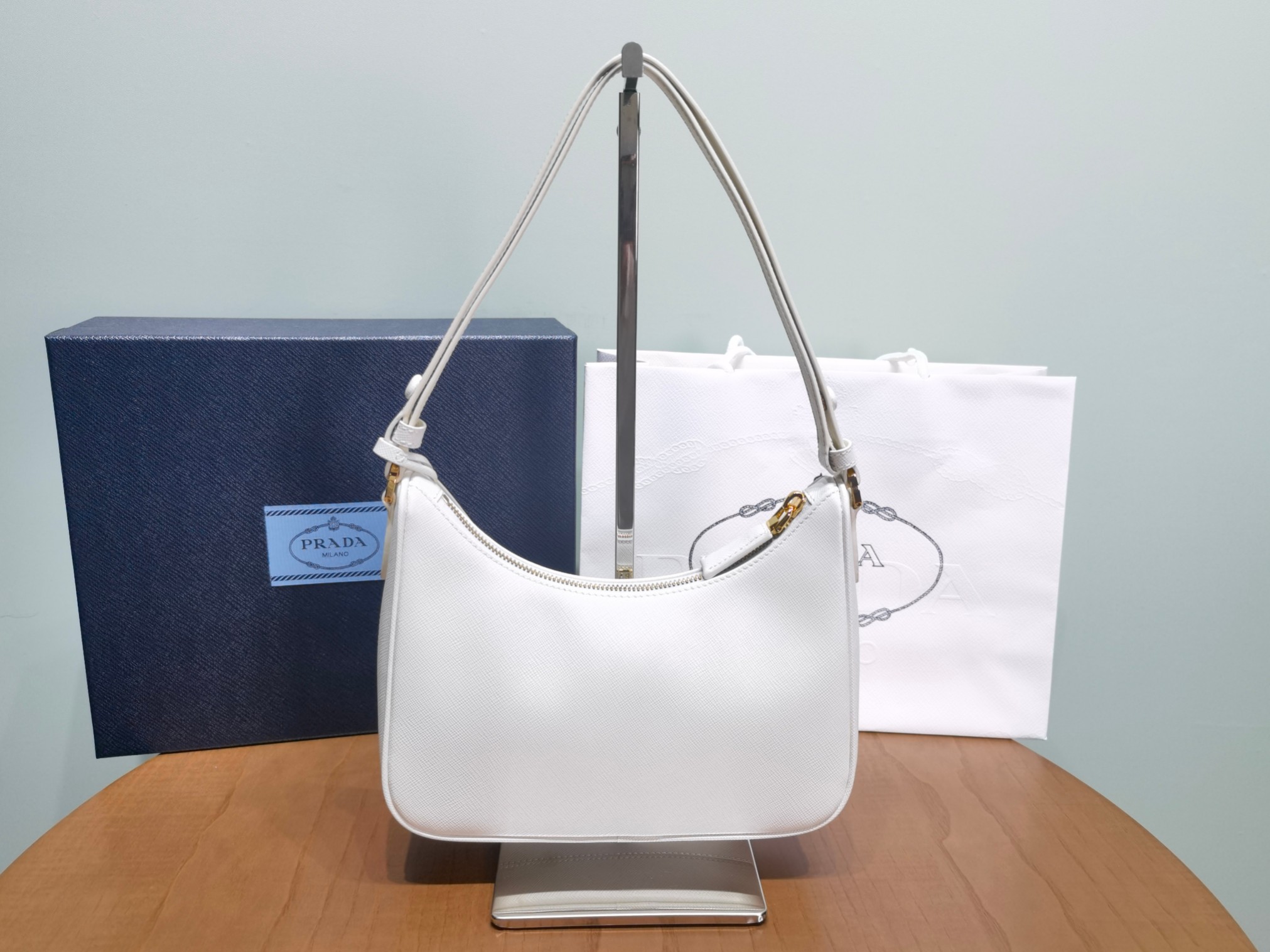 Prada Re-Edition 1BC204 Saffiano leather mini-bag 2 - Image 5
