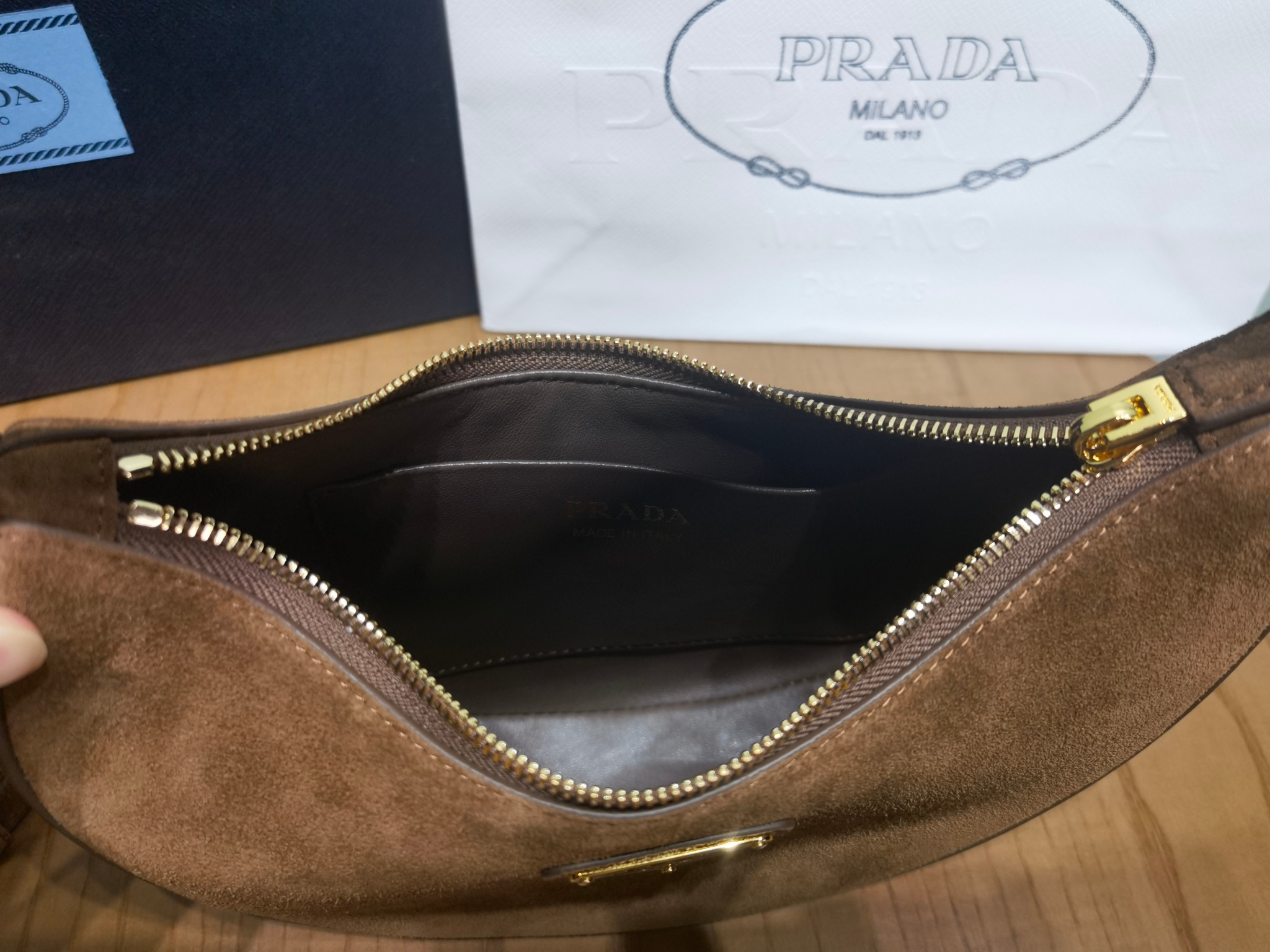 Prada 1BC194 Arqu leather small shoulder bag 7 - Image 5