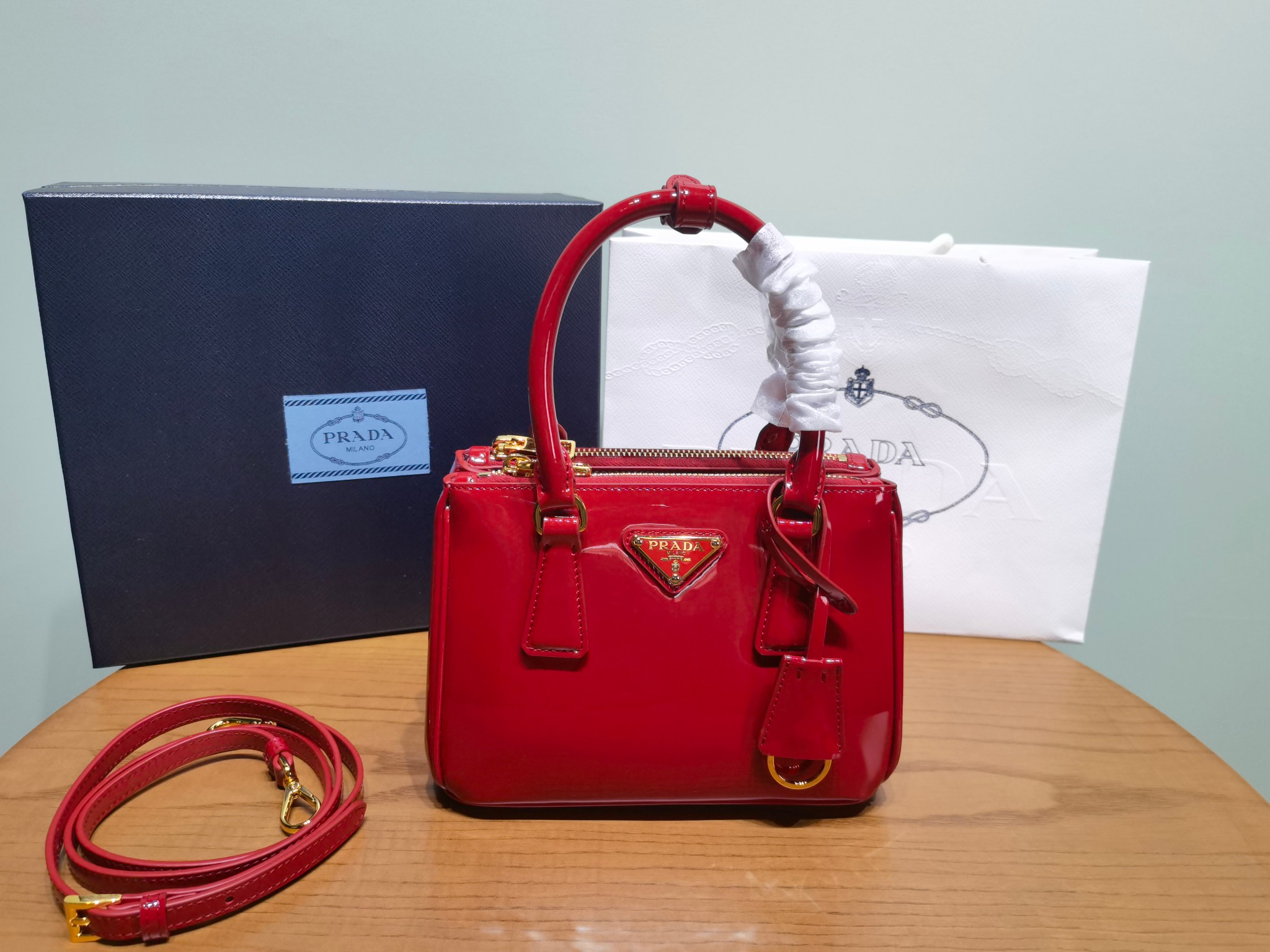 Prada Galleria 1BA906 Saffiano leather mini-bag 2 - Image 2
