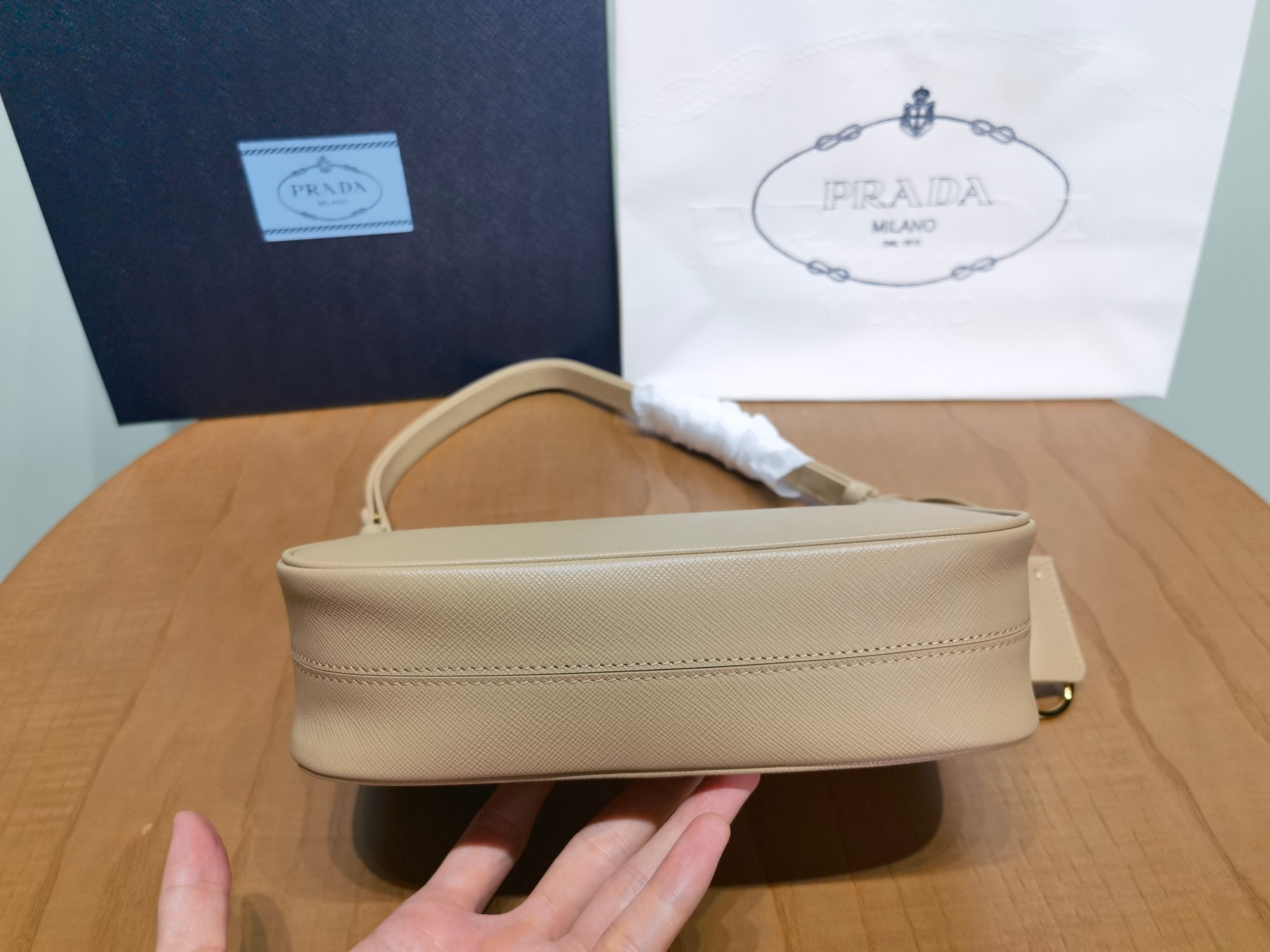 Prada Re-Edition 1BC204 Saffiano leather mini-bag 3 - Image 2