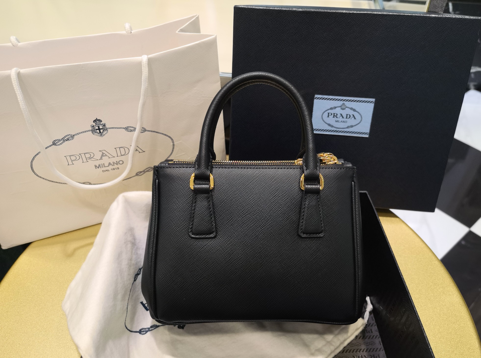 Prada Galleria 1BA906 Saffiano leather mini-bag 1 - Image 3