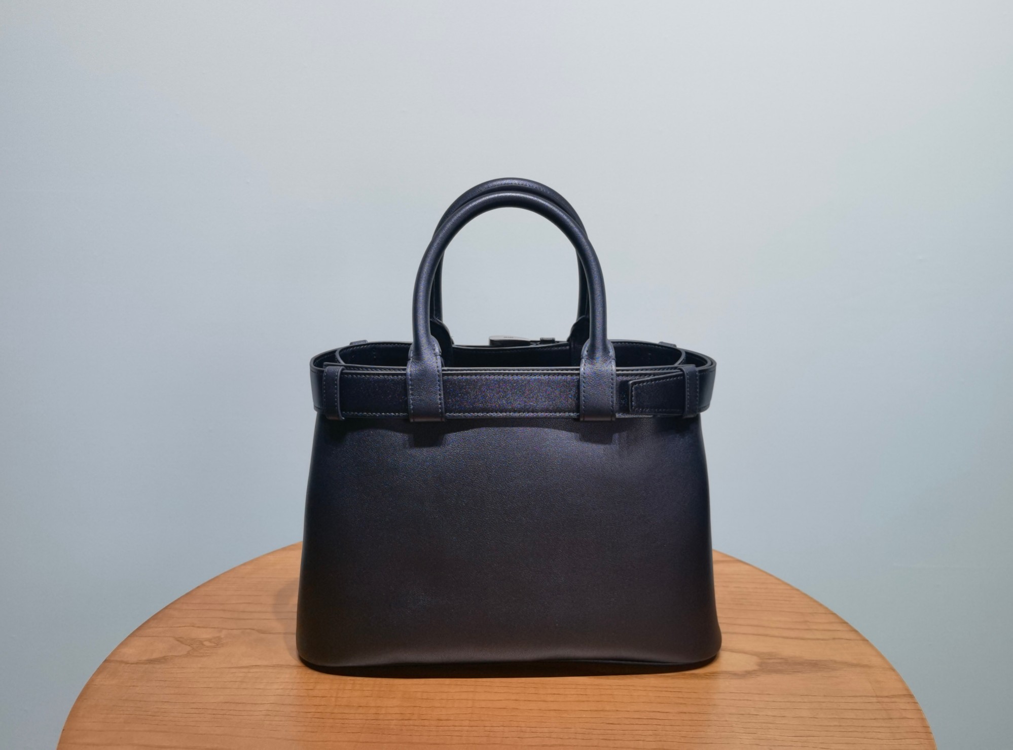 Prada Buckle 1BA434 Small Leather Drawstring Bag 1 - Image 5